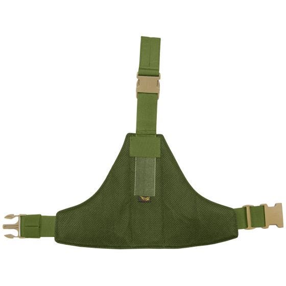 Flyye MOLLE Driehoekig Beenpaneel - Olive Drab