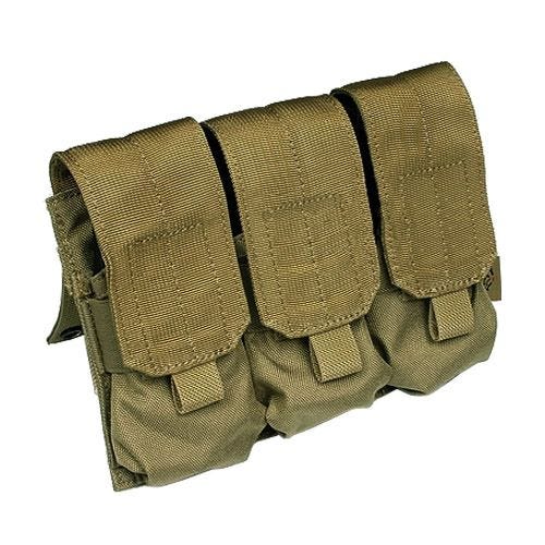 Flyye M4/M16 MOLLE Drievoudige Patroonbuidel - Khaki