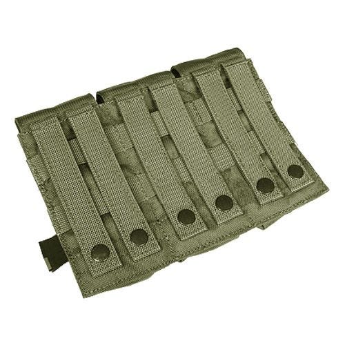 Flyye M4/M16 MOLLE Drievoudige Patroonbuidel - Ranger Green