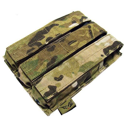 Flyye MP5 Drievoudige Patroonbuidel MOLLE - MultiCam