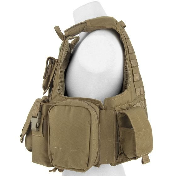 Flyye Force Recon ver. Mar Vest met Buidel-set - Khaki