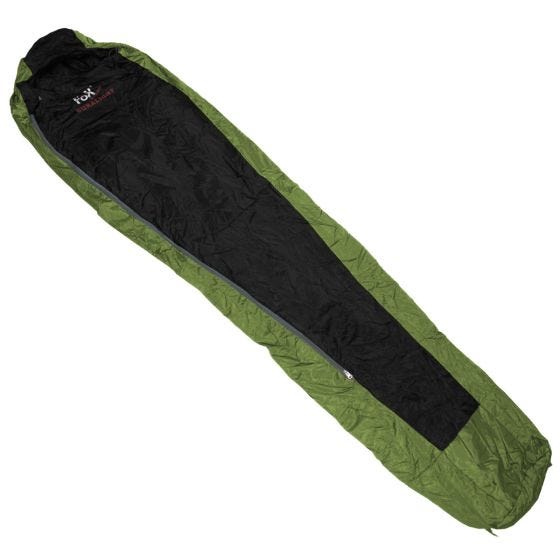 Fox Outdoor Duralight Slaapzak - OD Groen/Zwart