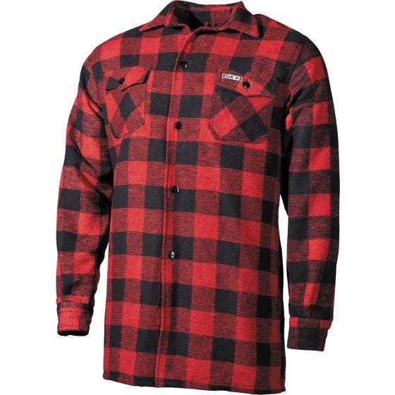 Fox Outdoor Lumberjack Overhemd - Rood/Zwart Geruit