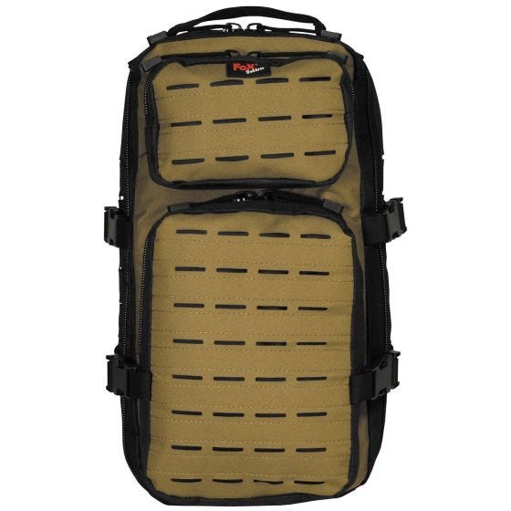 Fox Outdoor Assault-Travel Rugzak - Zwart/Coyote
