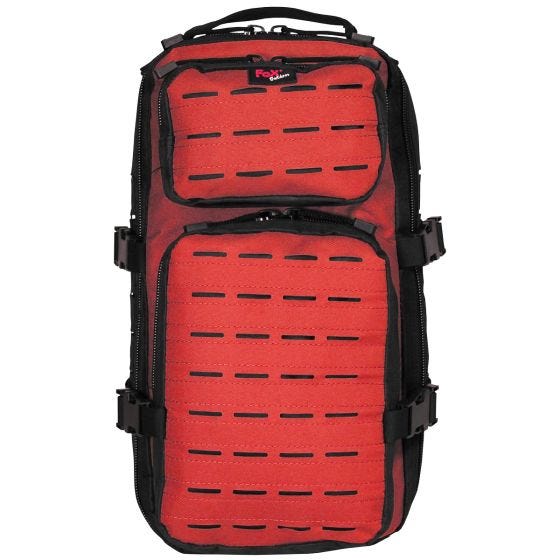 Fox Outdoor Assault-Travel Rugzak - Zwart/Rood
