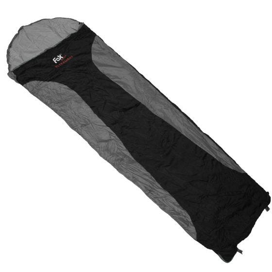 Fox Outdoor Ultralight Slaapzak - Zwart/Grijs