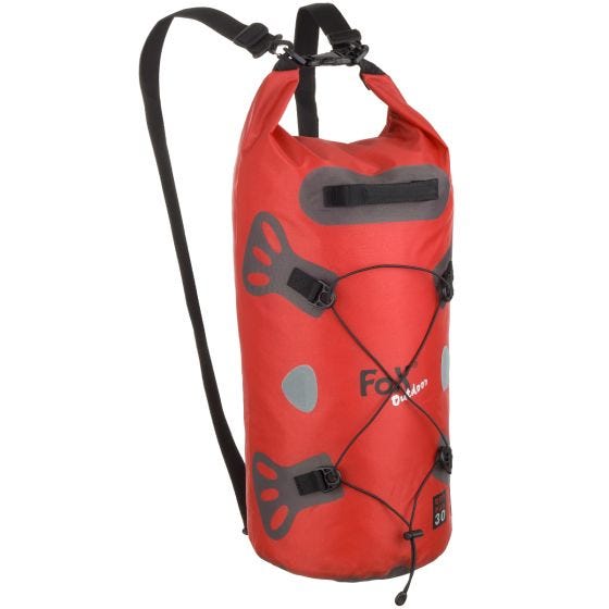 Fox Outdoor DRY PAK 30 Duffeltas Waterdicht - Rood