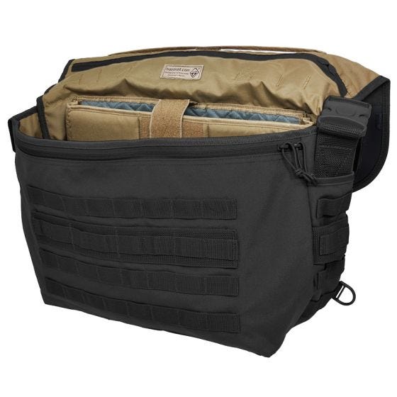 Hazard 4 Defense Courier Grote Laptoptas - Zwart