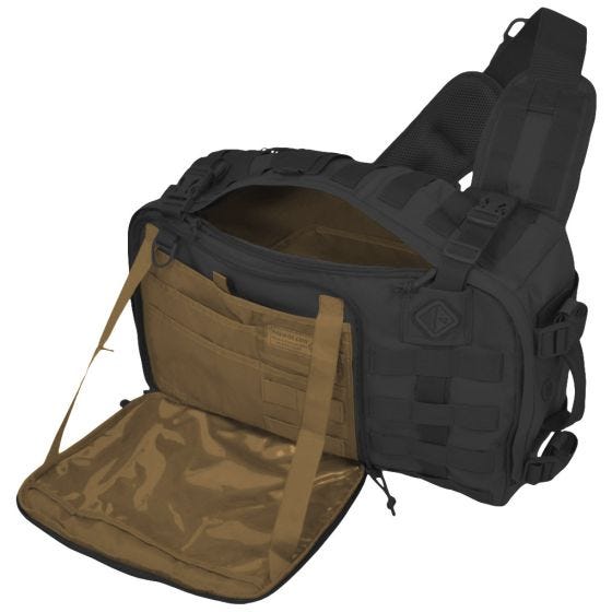 Hazard 4 Switchback Laptopschoudertas Volledige Grootte - Zwart