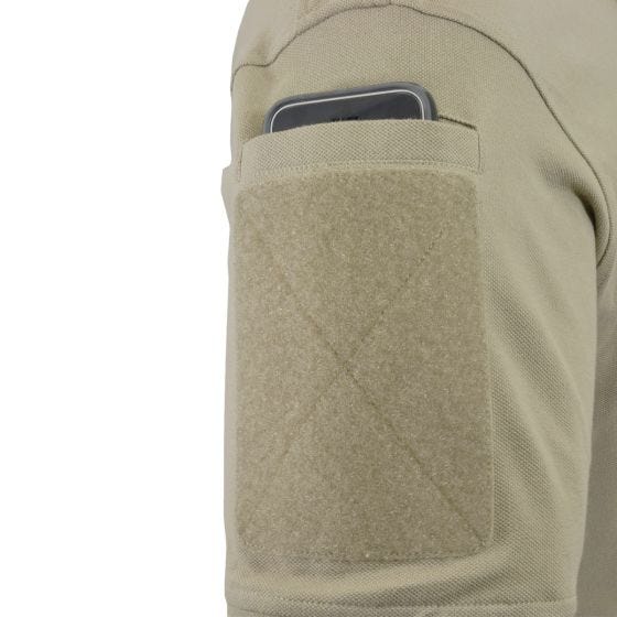 Hazard 4 Undervest Battle Poloshirt Effen Voorzijde - Tan