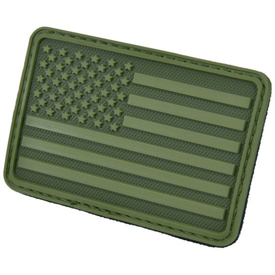 Hazard 4 USA Flag Left Arm Moralepatch - Olijfgroen