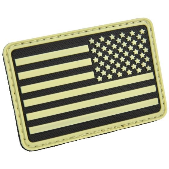 Hazard 4 USA Flag Moraalpatch voor Rechterarm - Glows in the Dark