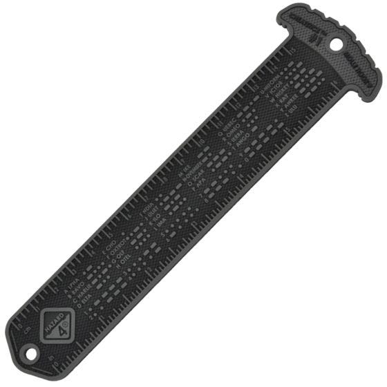 Hazard 4 Cheatstick #1 Ruler / Morse MOLLE Patch - Zwart
