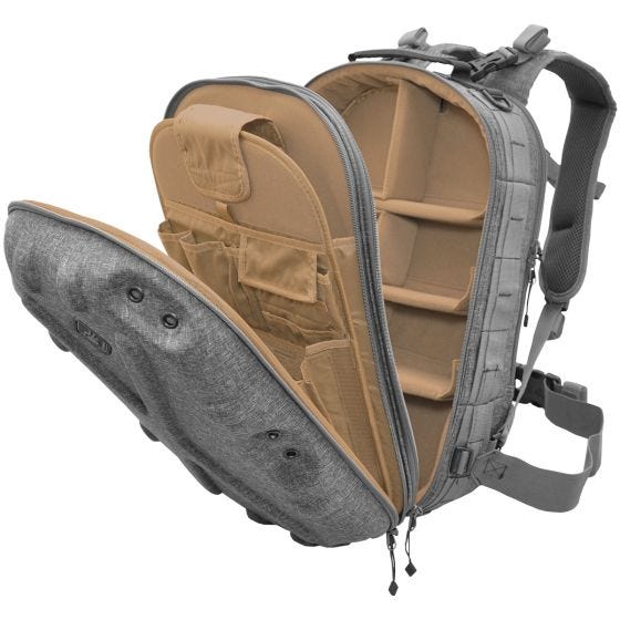 Civilian Grayman Pillbox Hardshell Dagrugzak Grijs