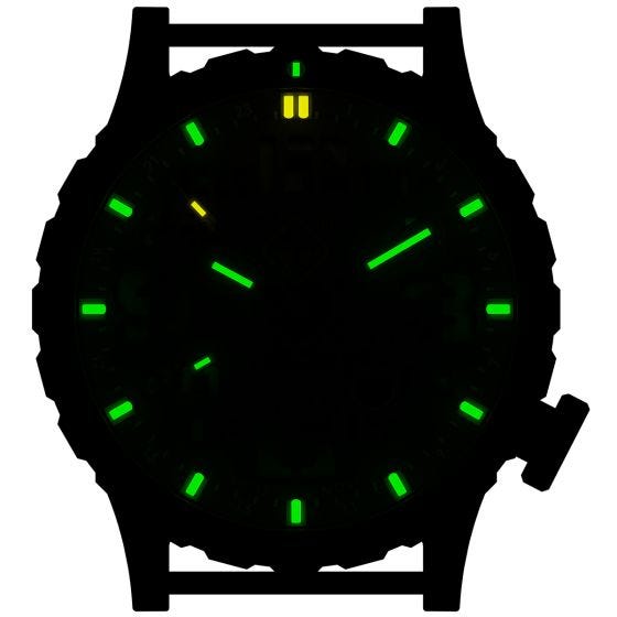 Hazard 4 Heavy Water Diver Titanium Tritium Horloge - Cavern Green/Geel