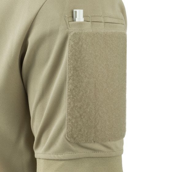 Hazard 4 Quickdry Undervest Battle Poloshirt Effen Voorzijde - Tan
