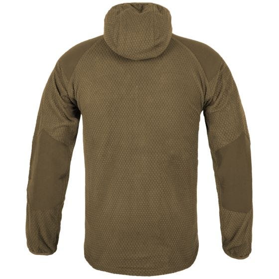 Helikon Alpha Hoodiejack Gerasterd Fleece - Coyote