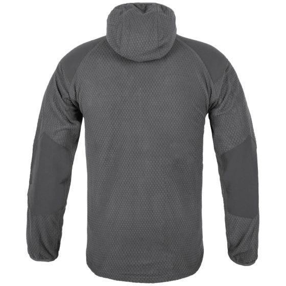 Helikon Alpha Hoodiejack Gerasterd Fleece - Shadow Grey