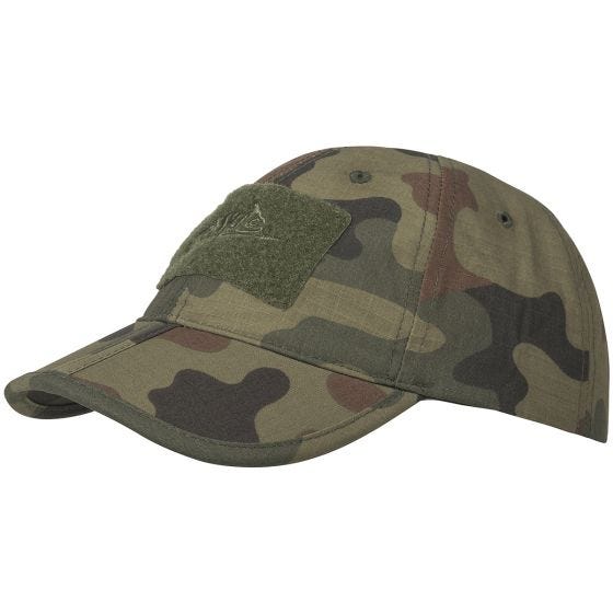 Helikon Baseballpet Vouwbaar Polish Woodland