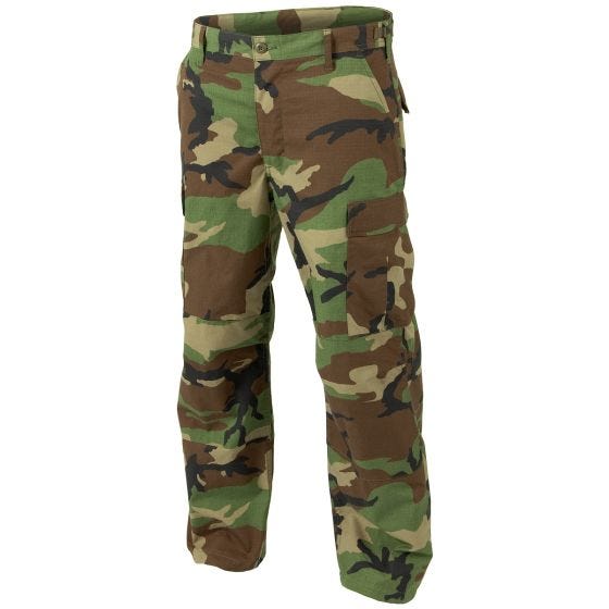 Helikon BDU Genuine Broek Polykatoen Ripstop - Woodland