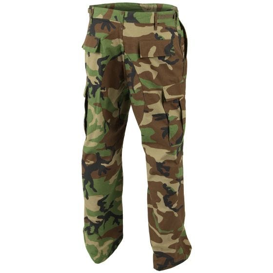 Helikon BDU Genuine Broek Polykatoen Ripstop - Woodland