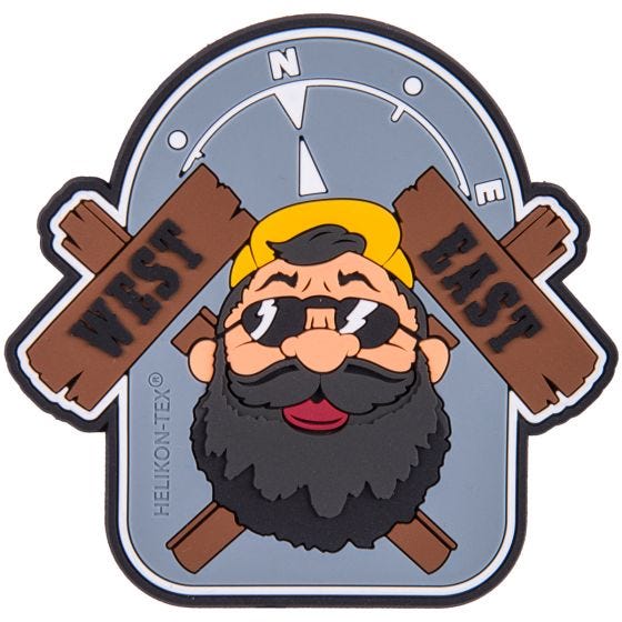Helikon Beardman Outback Patch Grijs