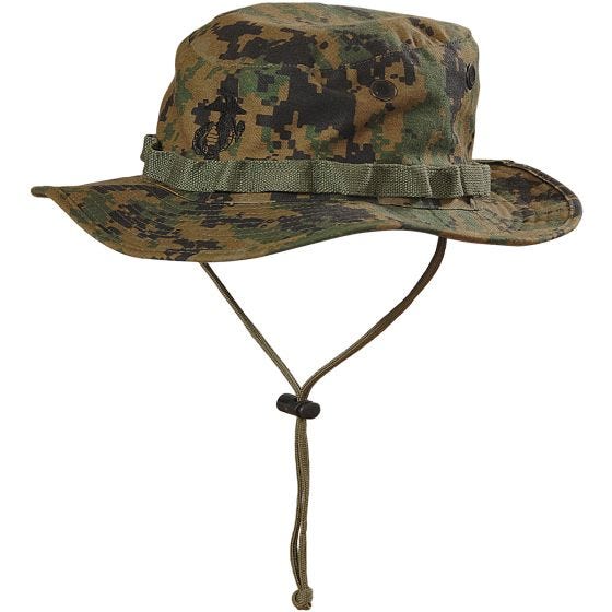 Helikon USMC Booniehoed - Digital Woodland