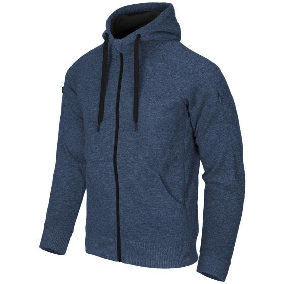 Helikon Covert Tactical Hoodie met Ritssluiting - Melange Blue