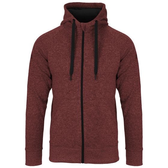 Helikon Covert Tactical Hoodie met Ritssluiting - Melange Red