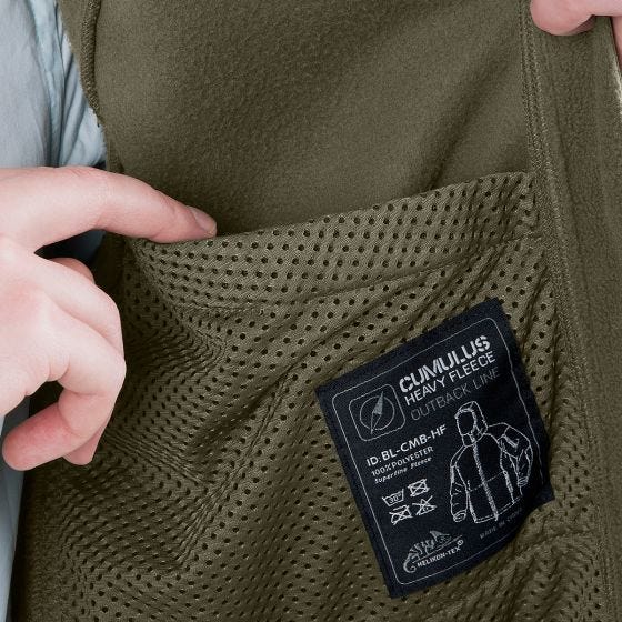 Helikon Cumulus Stevig Fleece Jack - Taiga Green