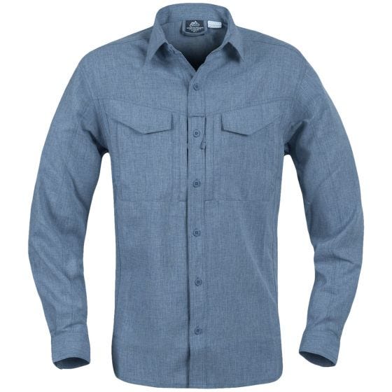 Helikon Defender Mk2 Gentleman Overhemd met Lange Mouwen - Melange Blue