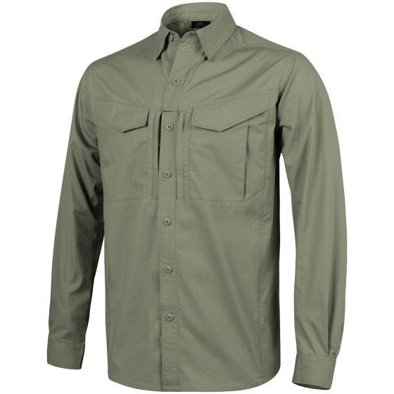 Helikon Defender Mk2 Overhemd met Lange Mouwen - Olijfgroen
