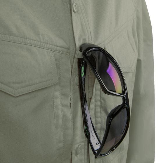Helikon Defender Mk2 Overhemd met Lange Mouwen - Olijfgroen