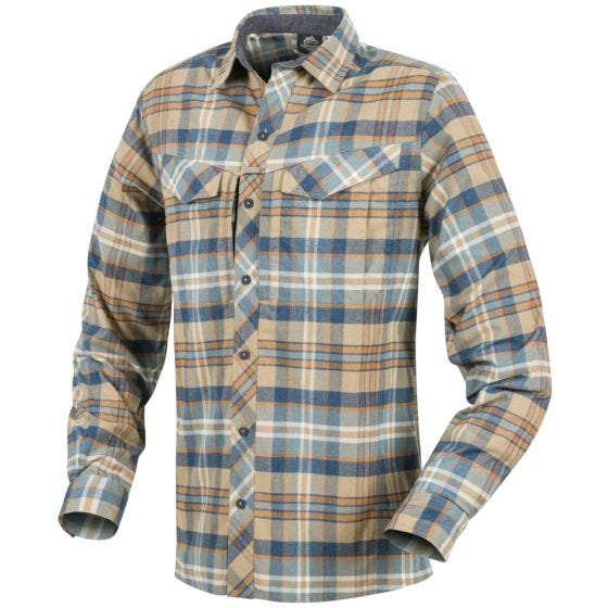 Helikon Defender Mk2 Pilgrim Overhemd met Lange Mouwen - Ginger Plaid