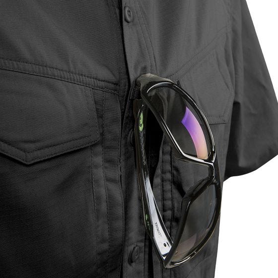 Helikon Defender Mk2 Overhemd met Korte Mouwen - Zwart