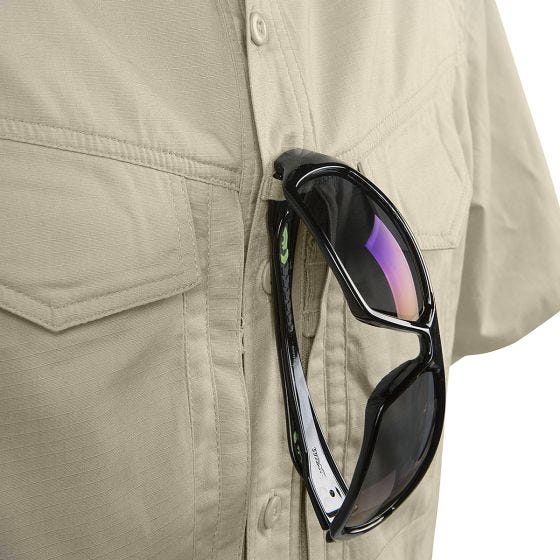 Helikon Defender Mk2 Overhemd met Korte Mouwen - Khaki