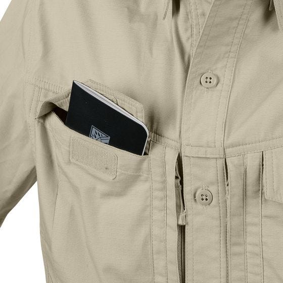 Helikon Defender Mk2 Overhemd met Korte Mouwen - Khaki