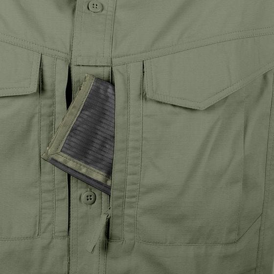 Helikon Defender Mk2 Overhemd met Korte Mouwen - Olijfgroen