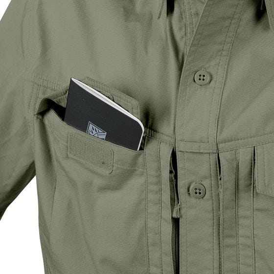 Helikon Defender Mk2 Overhemd met Korte Mouwen - Olijfgroen