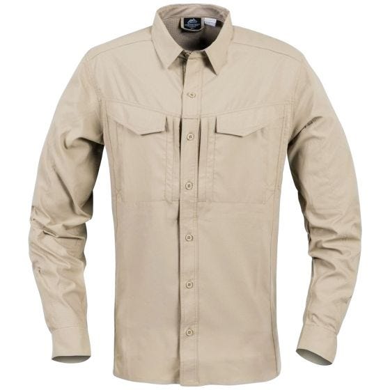 Helikon Defender Mk2 Tropical Overhemd met Lange Mouwen - Silver Mink