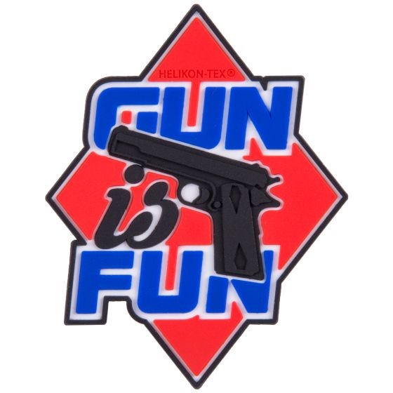 Helikon Gun is Fun Patch - Rood