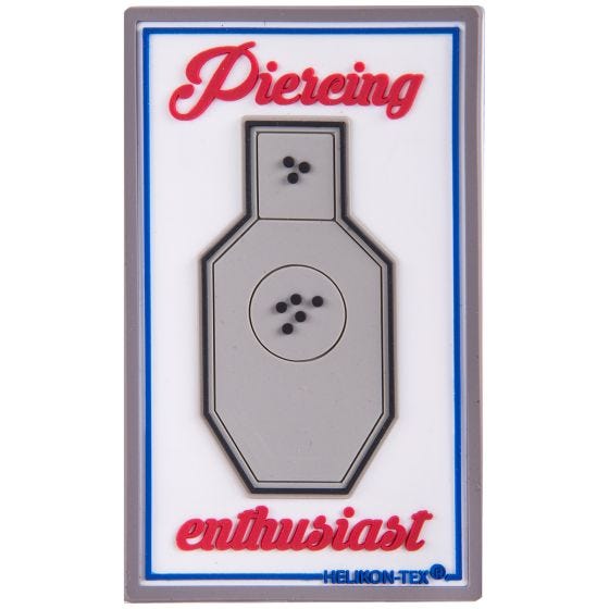 Helikon Piercing Enthusiast Patch Wit