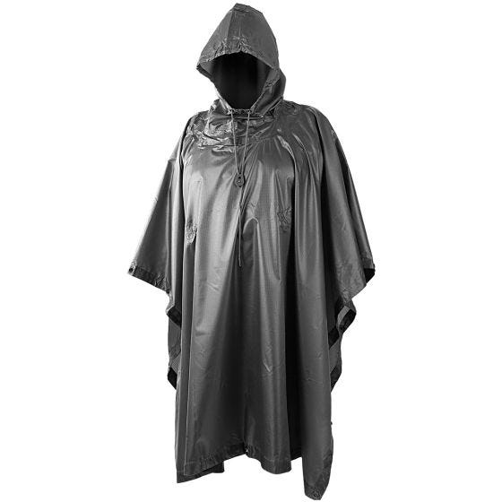 Helikon Waterdichte Poncho Ripstop - Zwart