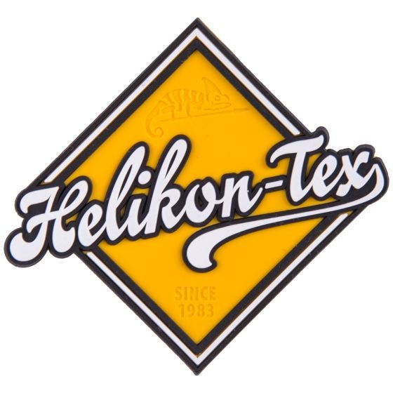 Helikon Road Sign Patch Geel