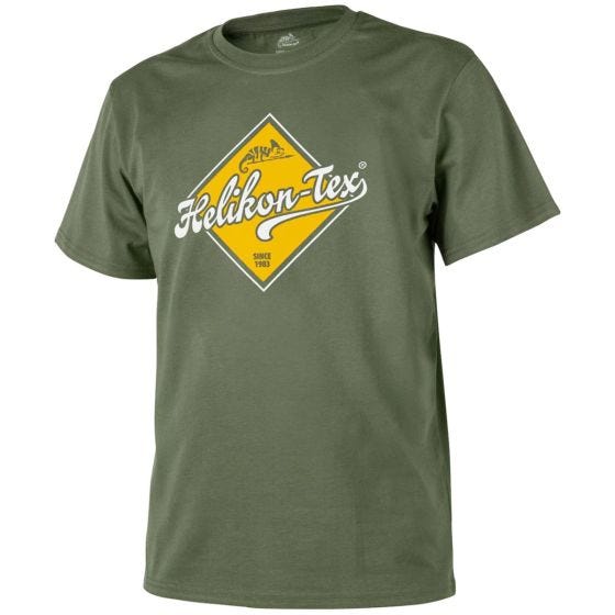 Helikon Road Sign T-shirt - Olijfgroen