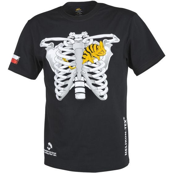 Helikon Chameleon in Thorax with PL Flag T-shirt - Zwart