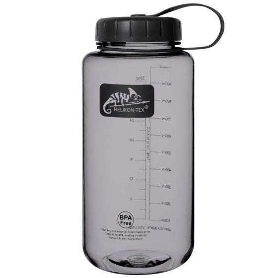 Helikon Tritan-fles 1 Liter Brede Opening Smoke