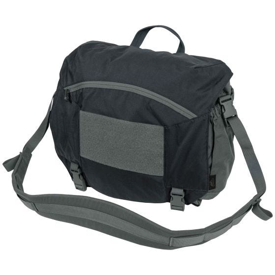 Helikon Urban Grote Koerierstas - Zwart/Shadow Grey
