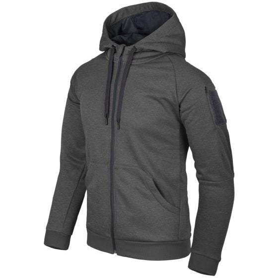 Helikon Urban Tactical Hoodie met Ritssluiting - Melange Black-Grey