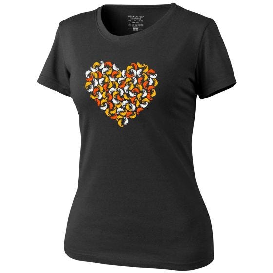 Helikon Chameleon Heart T-shirt Dames - Zwart
